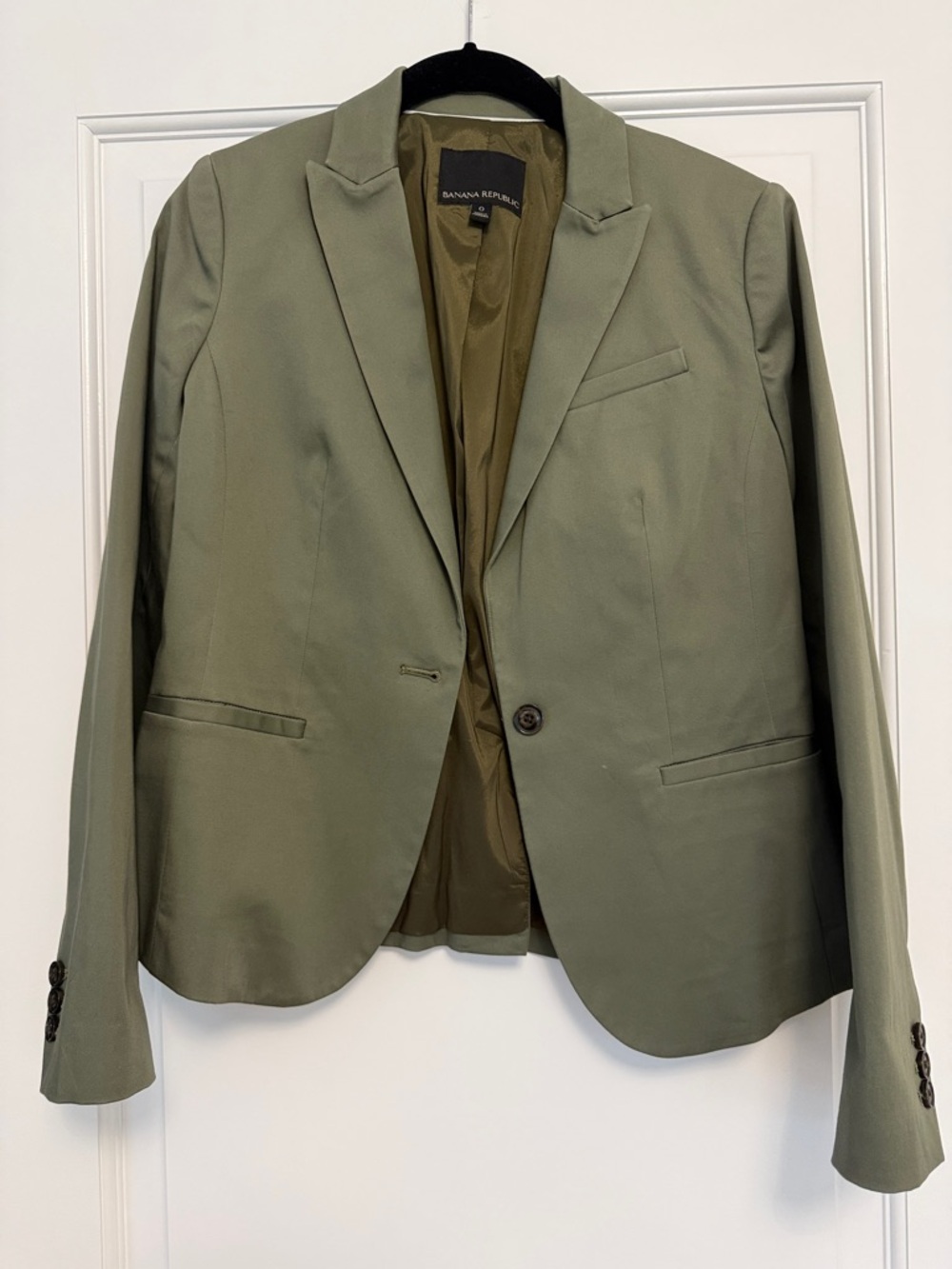 Banana Republic Light Olive Green Women's Blazer